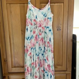 Torrid watercolor maxi dress